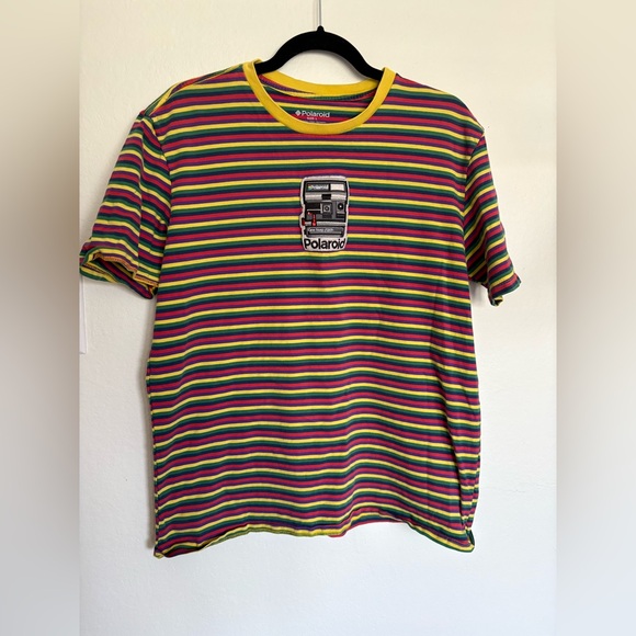 Polaroid Red and Yellow Short Sleeve Tee - Picture 1 of 4